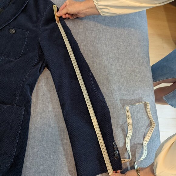 Mexx Navy Metropolitan Corduroy Blazer - Slim 42 - Picture 9 of 14